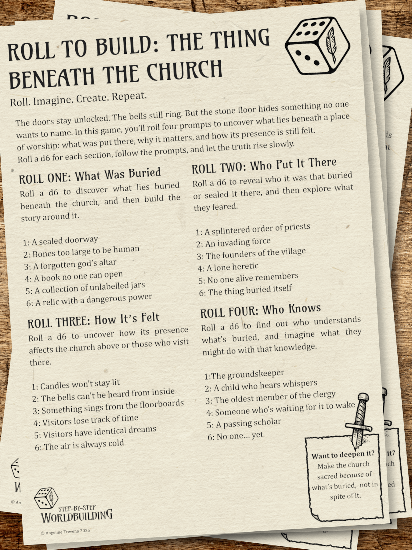 The Roll to Build Shadow & Story Collection product image (3)