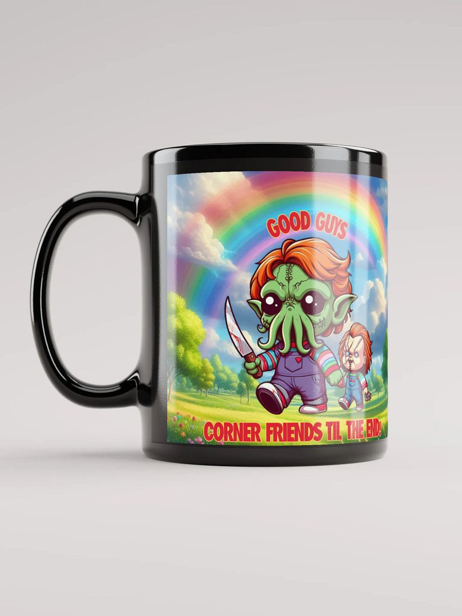 Corner Friends Til The End Black Mug product image (11)