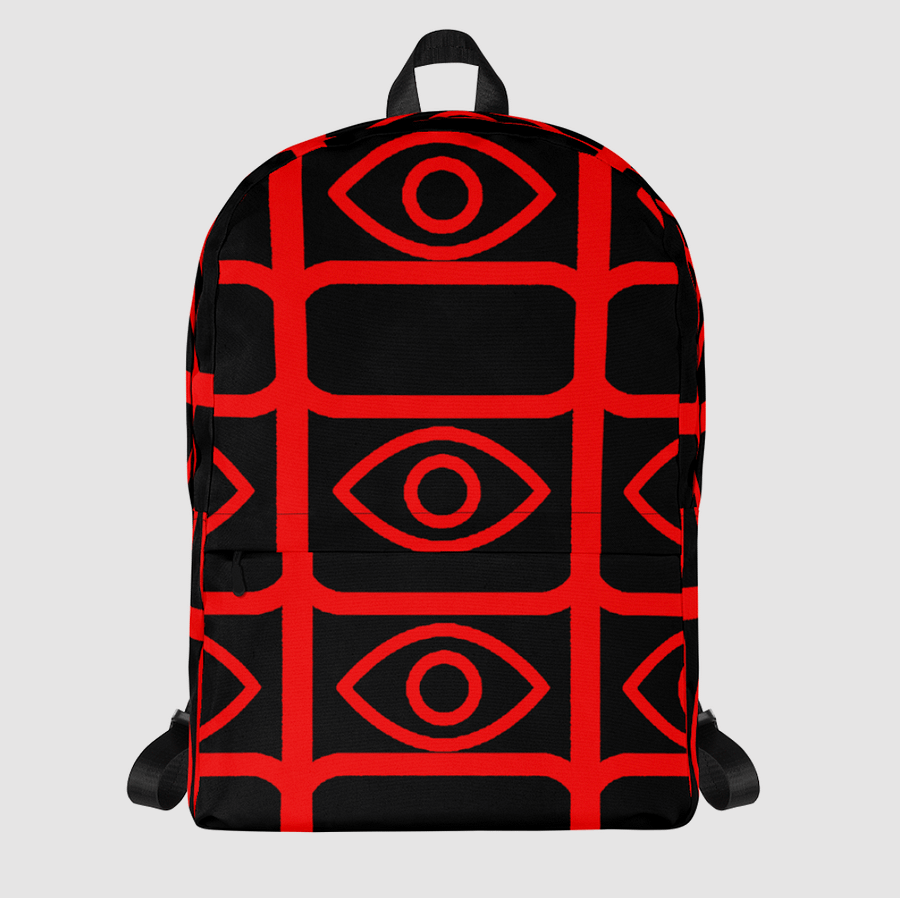EyeSeeThru Logo Pattern Backpack product image (1)