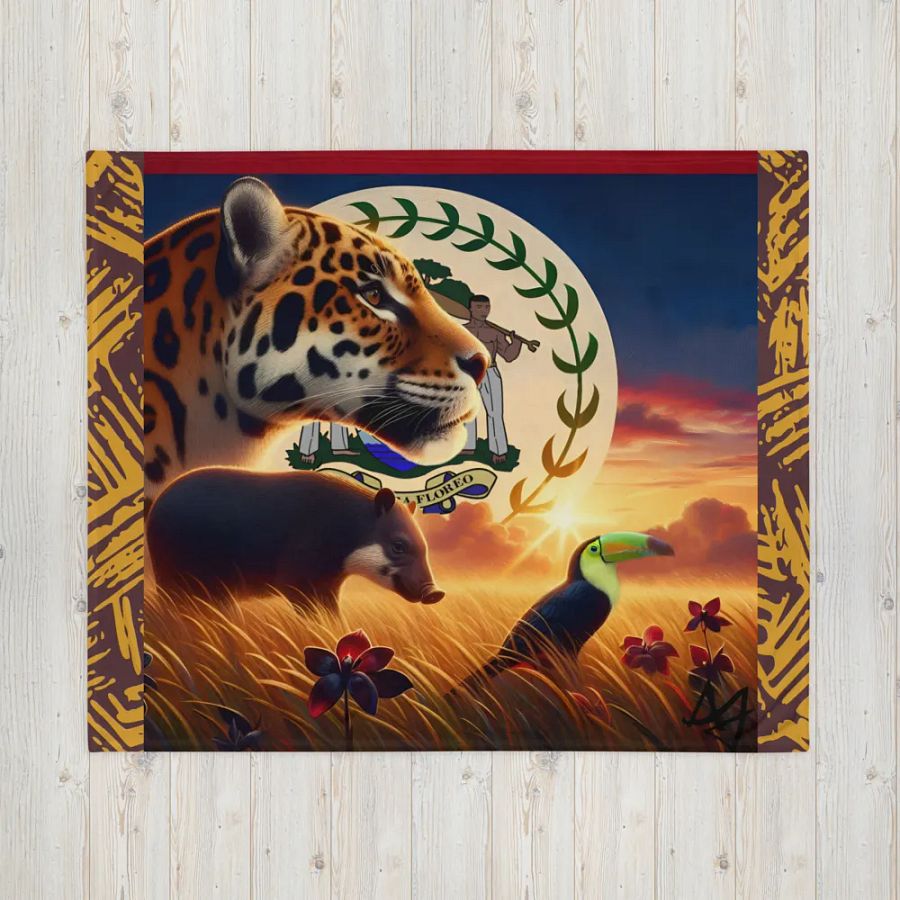 Beauty of Belize (Stoic Edition) Throw Blanket product image (9)