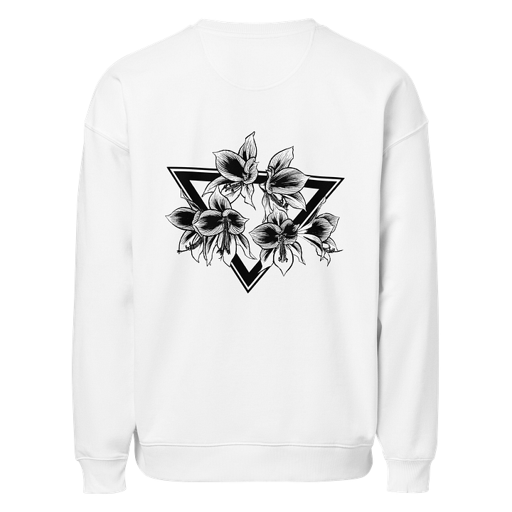 XITTEN Hippeastrum Papilio Sweatshirt White Edition product image (1)