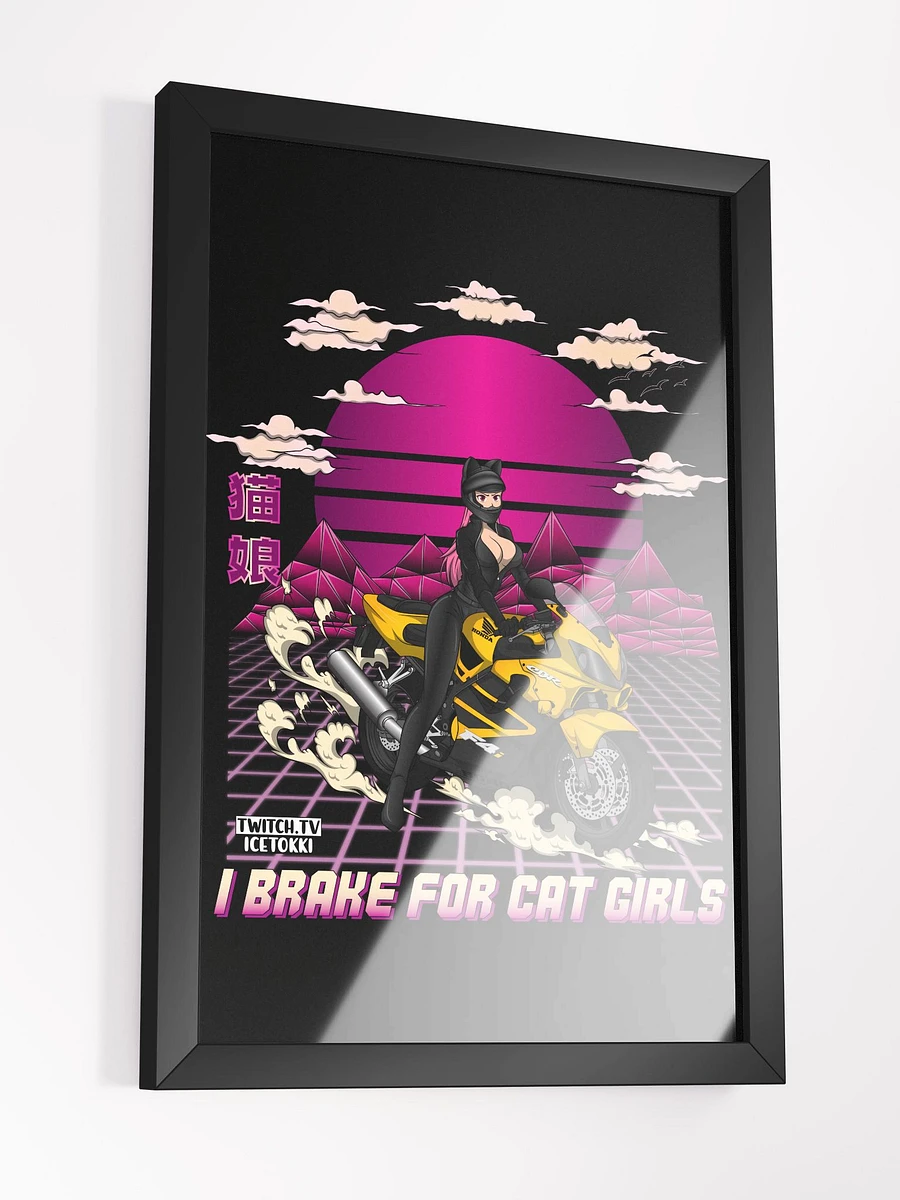 Biker Cat Girl Poster product image (5)