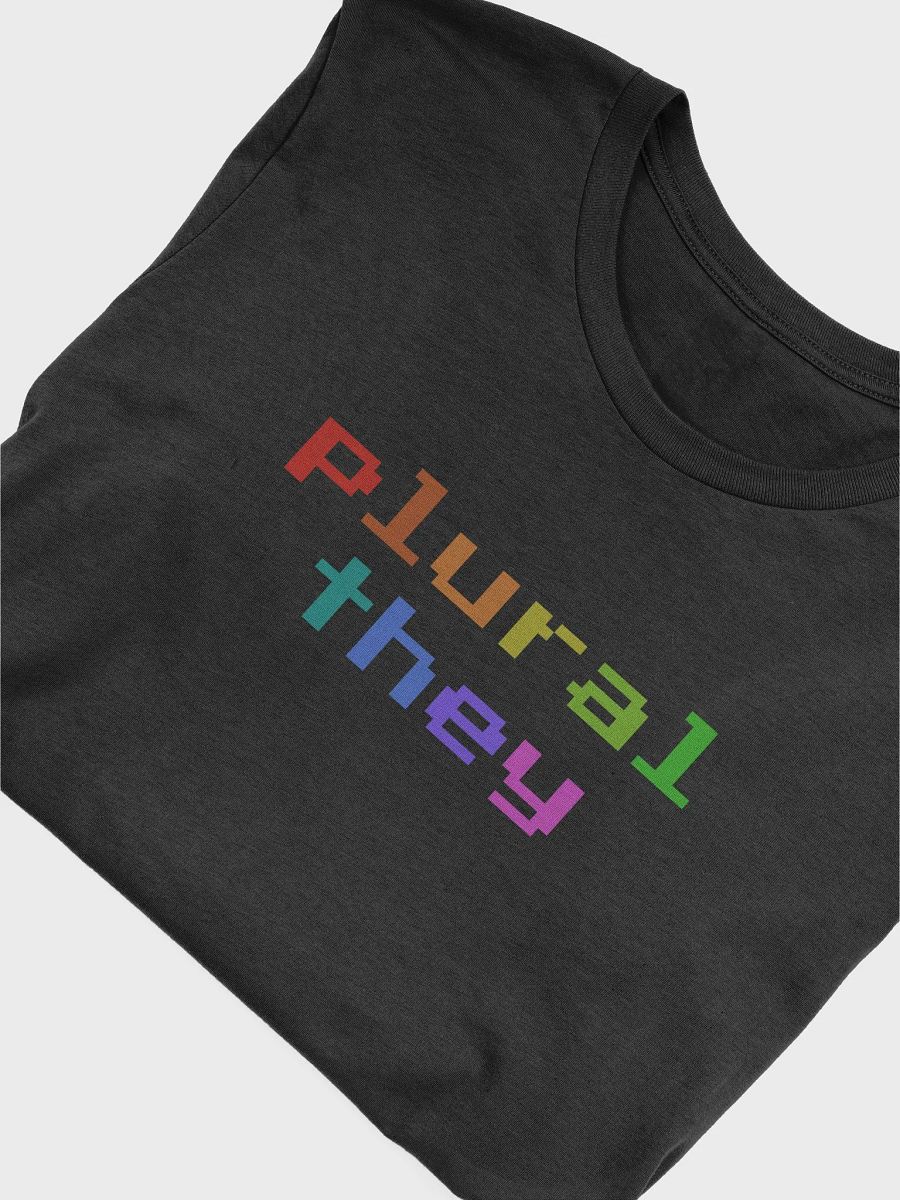 Plural They Shirt (Retro Pixel Style) product image (5)