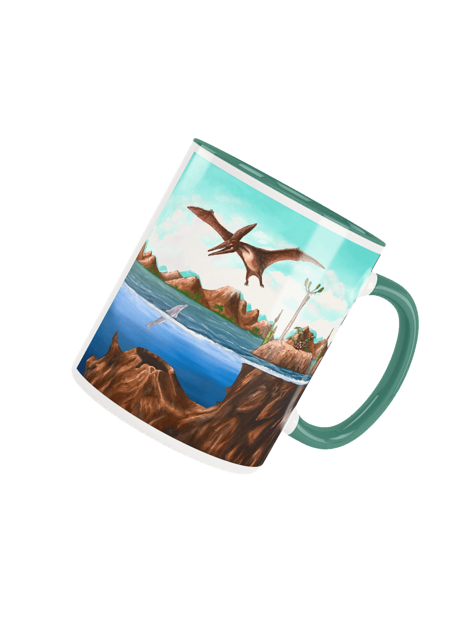 Pteranodon Pond Color Mug product image (13)