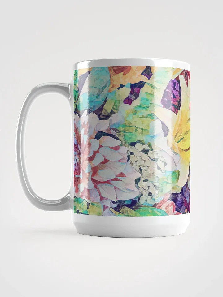 Abstract Graphic | White Coffee Mug | Harvest Floral product image (1)