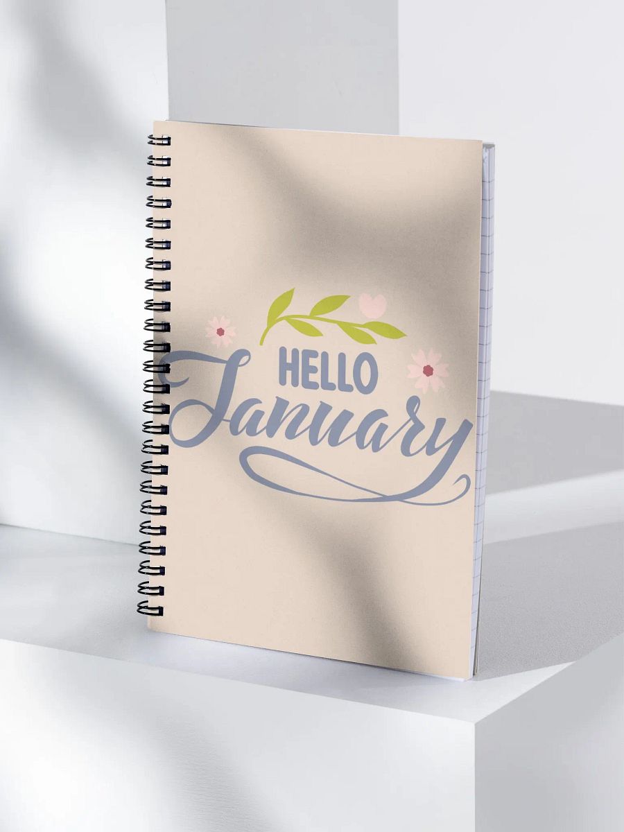 Hello January Journal (Tan Color) product image (4)