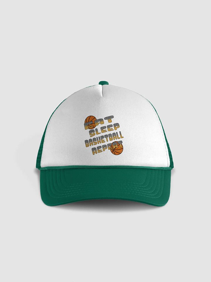 Eat Sleep Basketball Repeat Fever Trucker Hat product image (5)