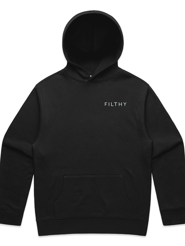 Embroidered Essential Hoodie Black product image (1)
