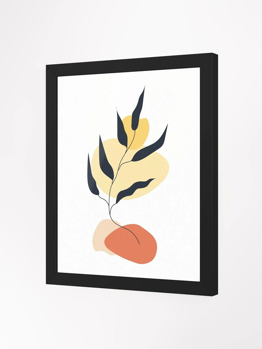 Golden Botanical Elegance Framed Poster product image (30)