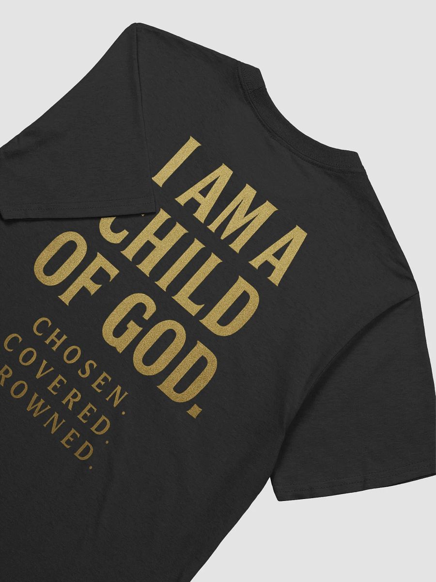 Radiant Cross | “I Am a Child of God” Premium Statement Tee (Front + Back Print) product image (11)
