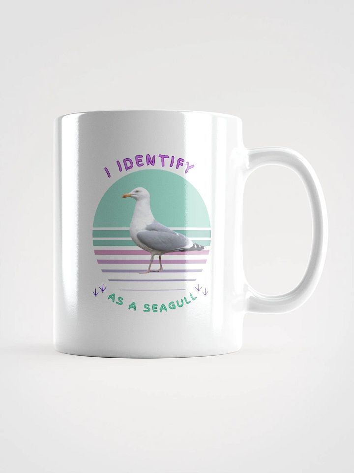 I Identify as a Seagull Gloss White Mug product image (2)