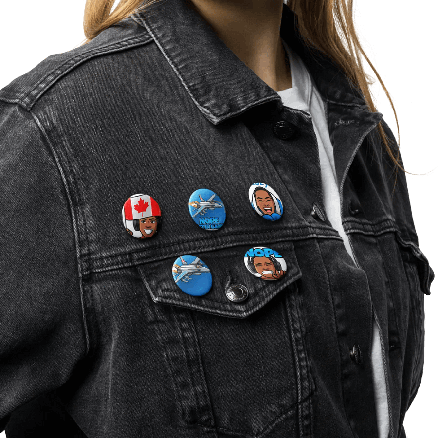 High-Flyer Jet Set Pin Buttons product image (9)