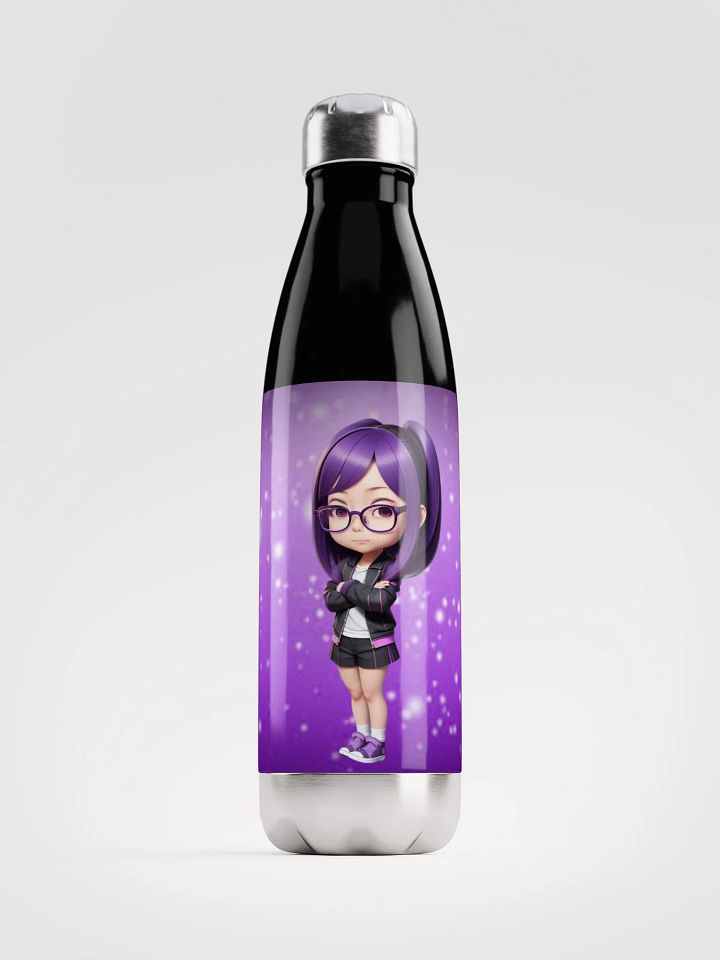 (Purple CHIBI) K Stainless Steel Water Bottle product image (1)