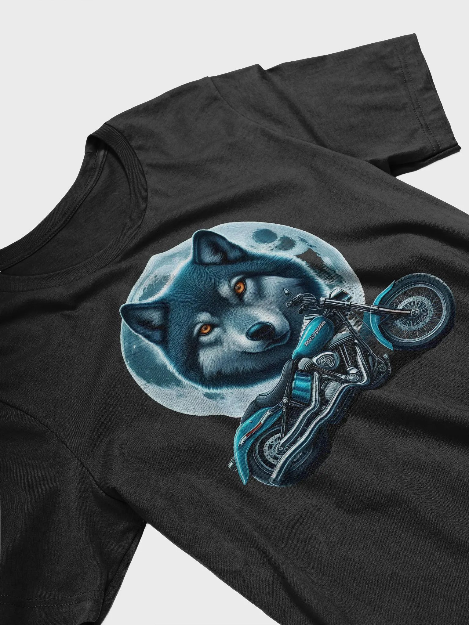 Motorcycle and Wolf - Unisex T-Shirt #18 product image (3)