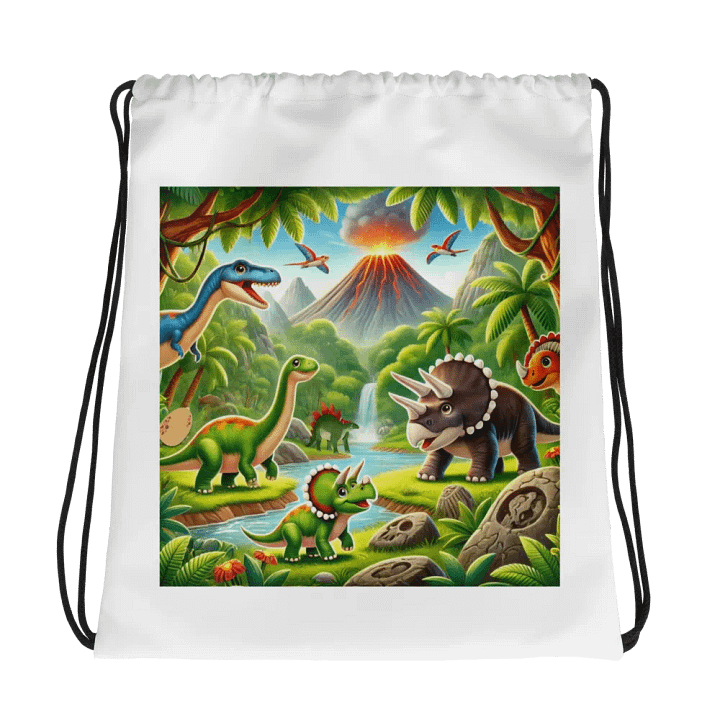 Dino Adventure Drawstring Bag product image (1)