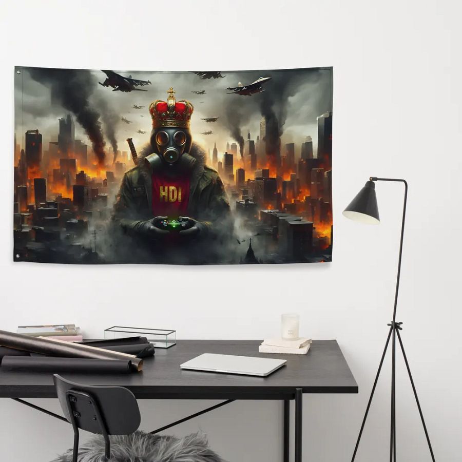HDI Burning City Flag product image (9)
