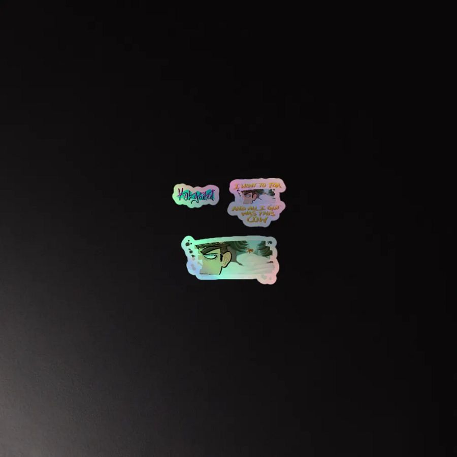 Cursed Edition - Cow - Holo Sticker Sheet product image (2)
