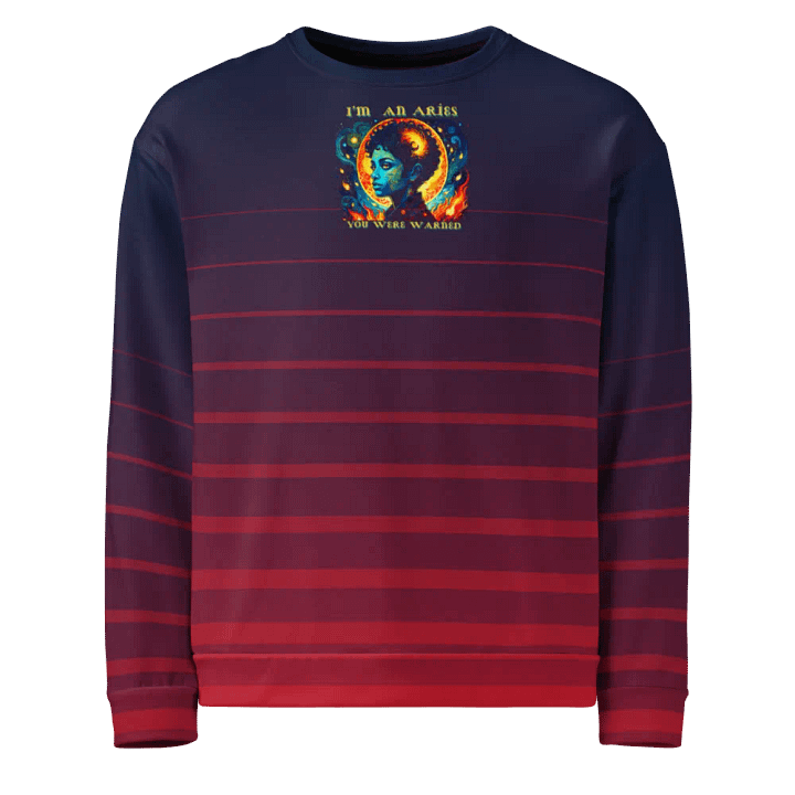 Aries 2025, You Were Warned, Sweatshirt product image (1)