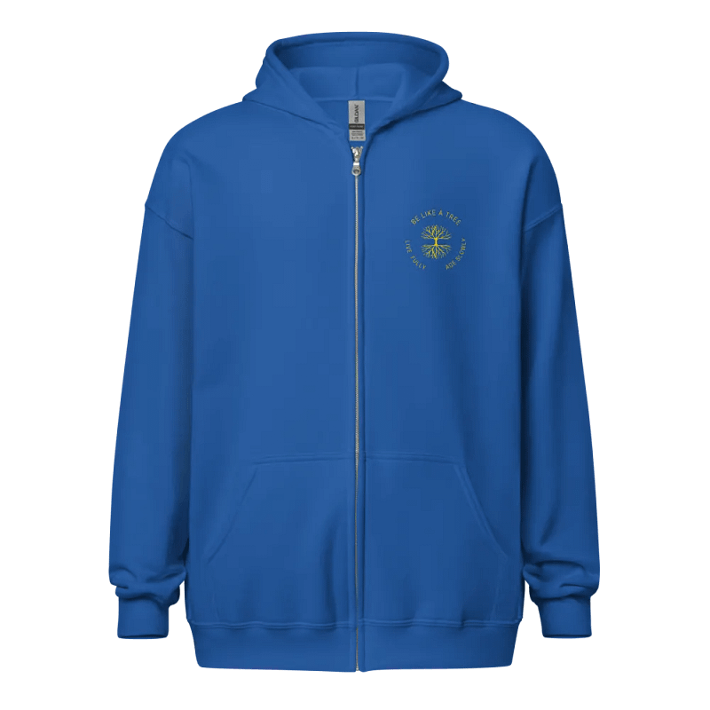 'BE LIKE A TREE' Hoodie Royal Blue / Men's Women's Unisex