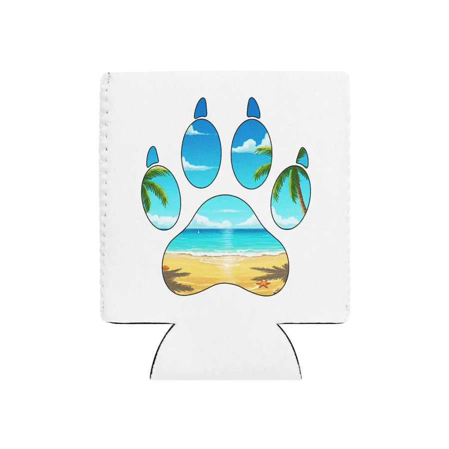 Beach Adventure White Koozie product image (1)