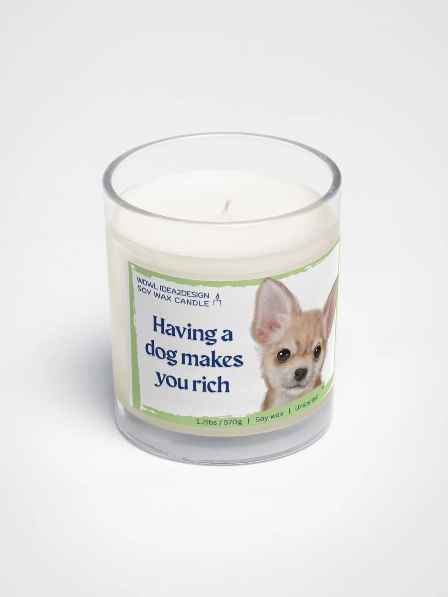 Chihuahua Dog Lover Best Gift, Large Capacity, Great Value & Eco-Friendly Candle – 1.2 lbs of Pure Serenity product image (2)