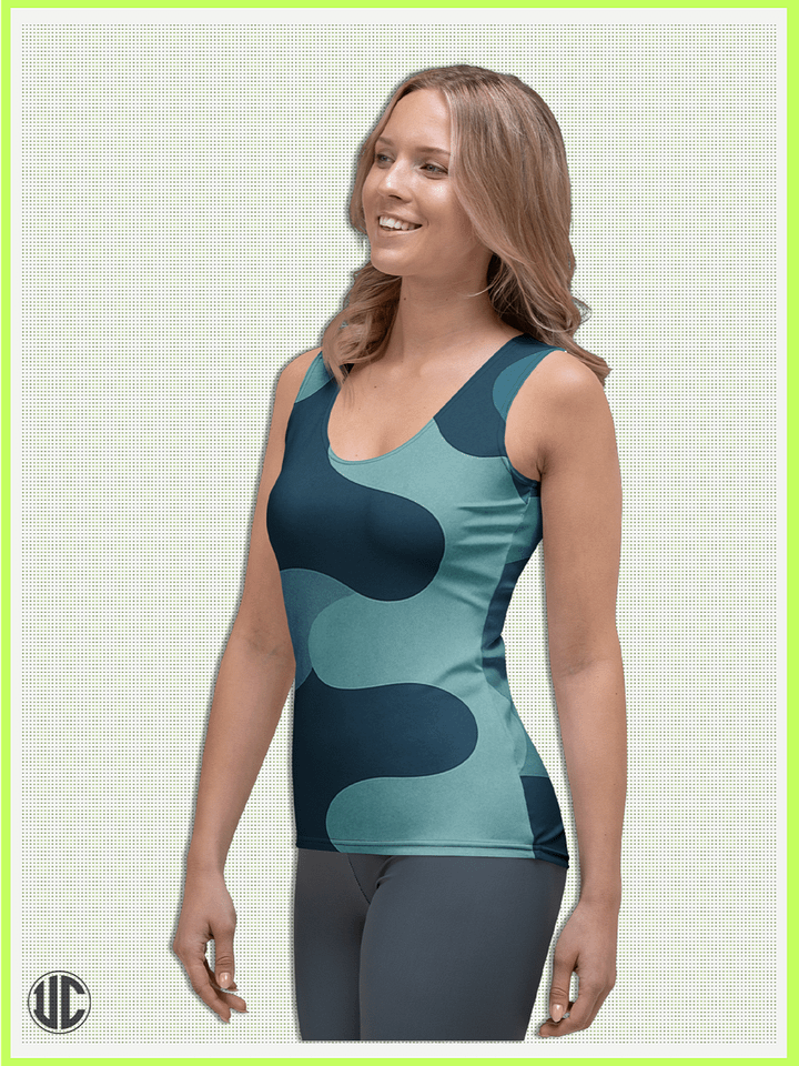 Zahra’s Ocean Wave Camo – Women’s Tank Top product image (1)