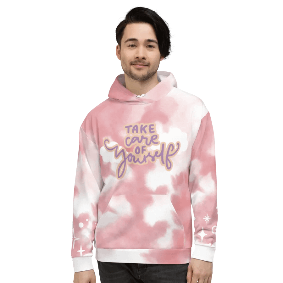 Rainbow Dreams Acid Washed Hoodie product image (6)