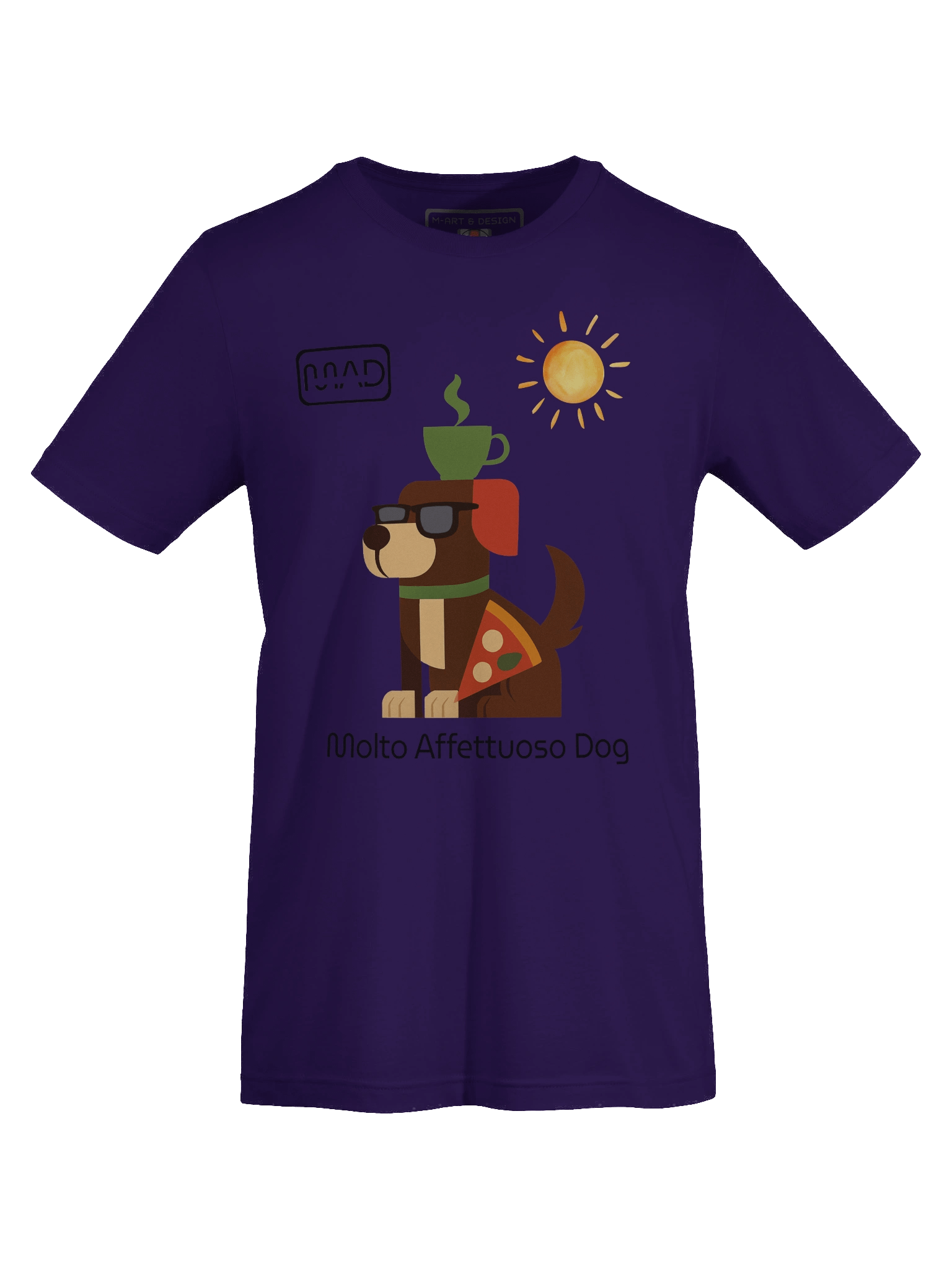 Espresso Pup Pizza Charm Tee – MAD Style - M-Art & Design product image (58)