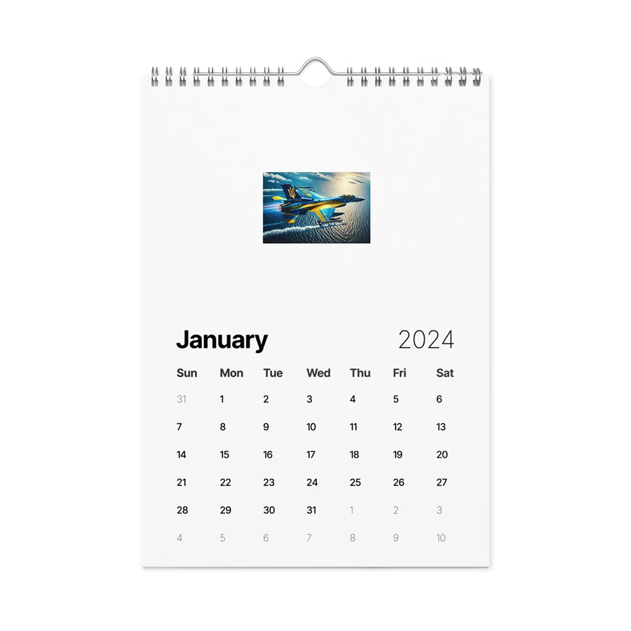 F-16: 2024 Wall Calendar product image (10)
