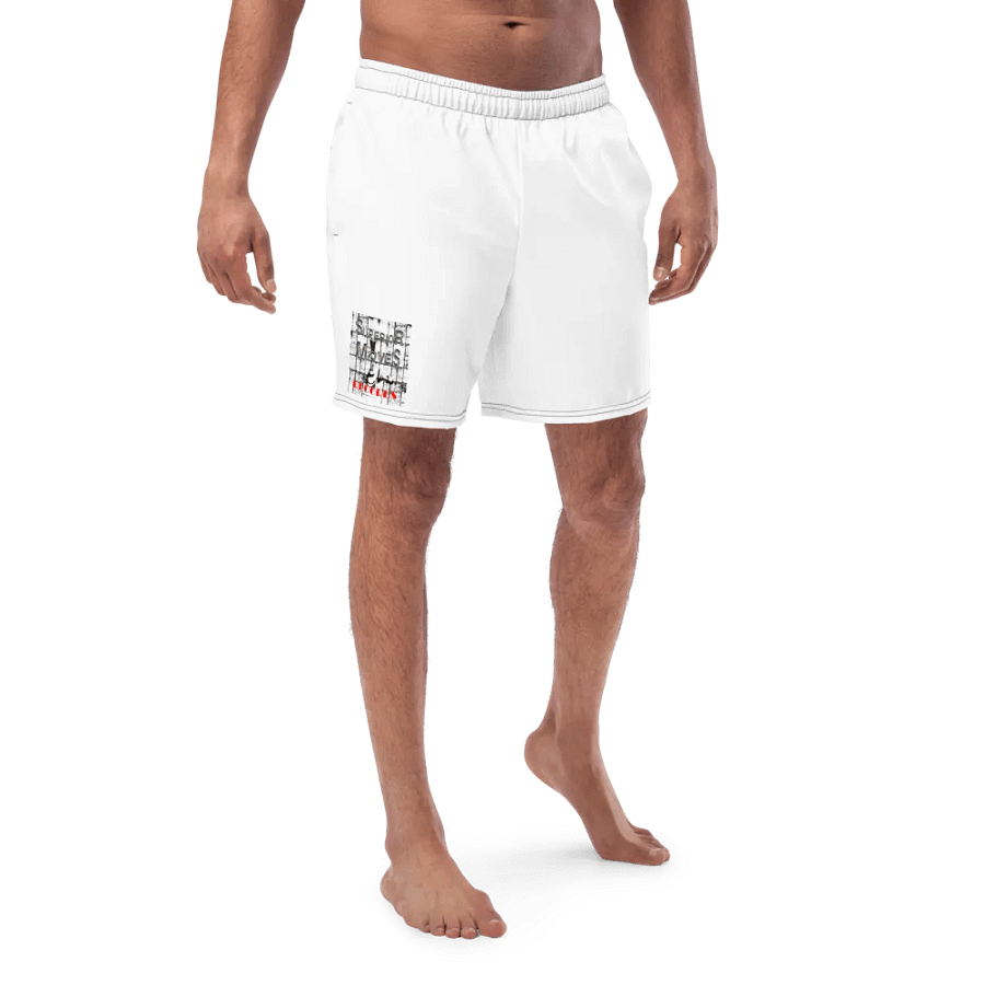 Superior Moves Records Swim Shorts White product image (1)