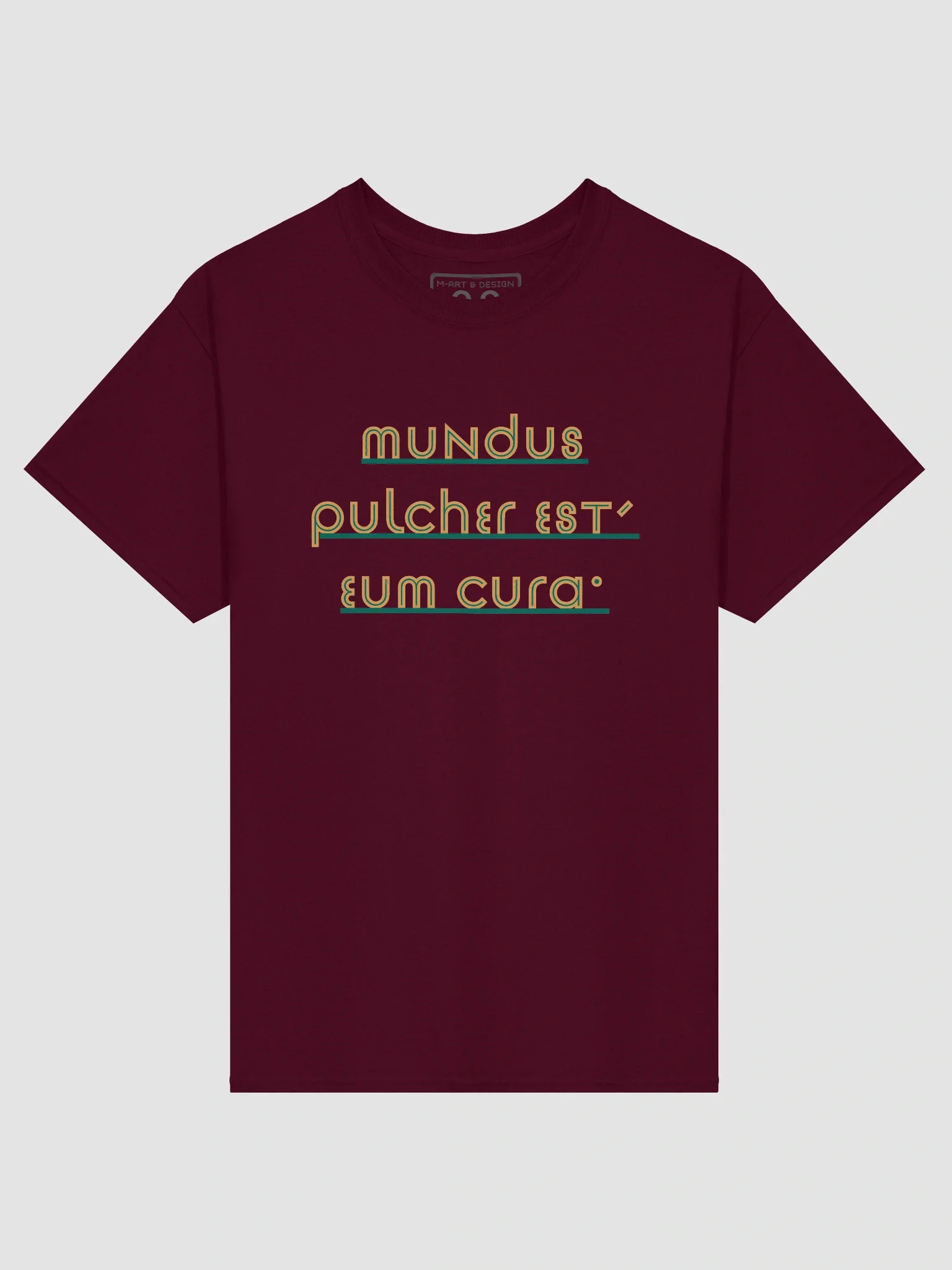 Mundus Pulcher Est, Eum Cura – Wear the Beauty. Protect the World Graphic Tee product image (1)