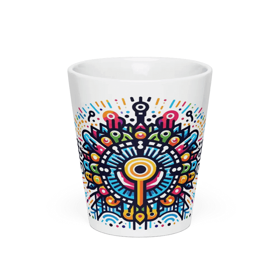 Kaleidoscope Dreams Latte Mug product image (3)