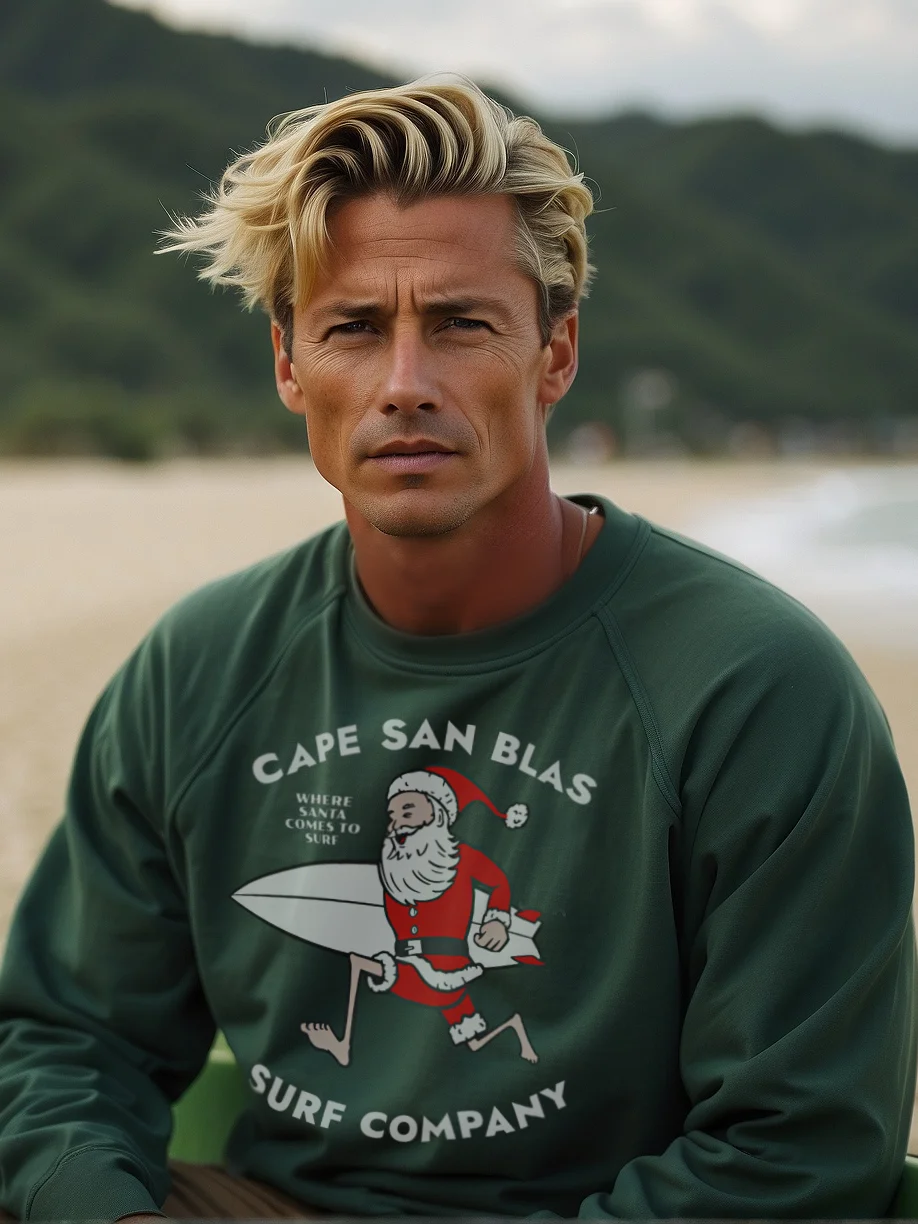 Where Santa Comes to Surf Sweatshirt product image (1)