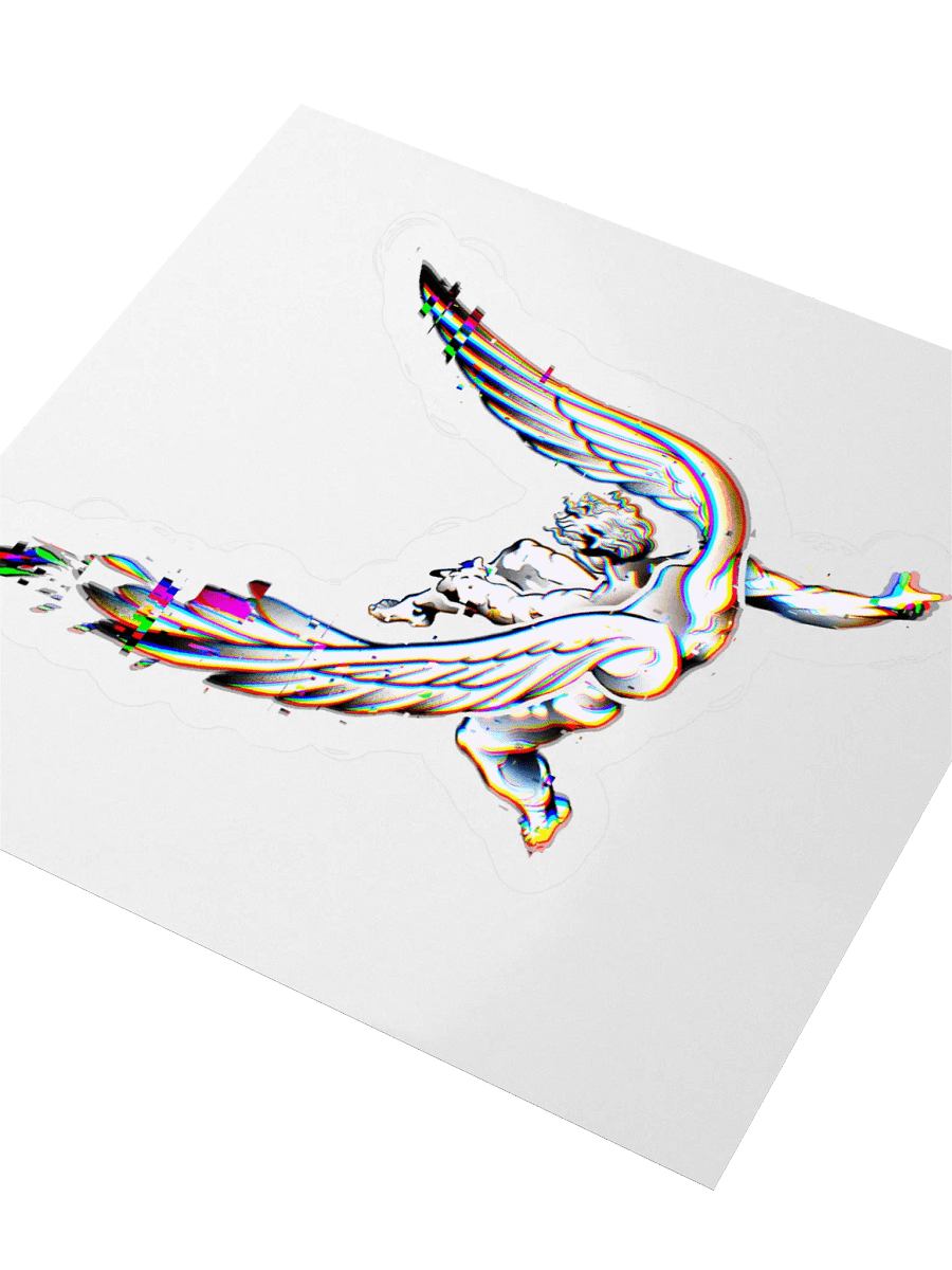 "Fallen Angel" Kiss-Cut Sticker product image (3)