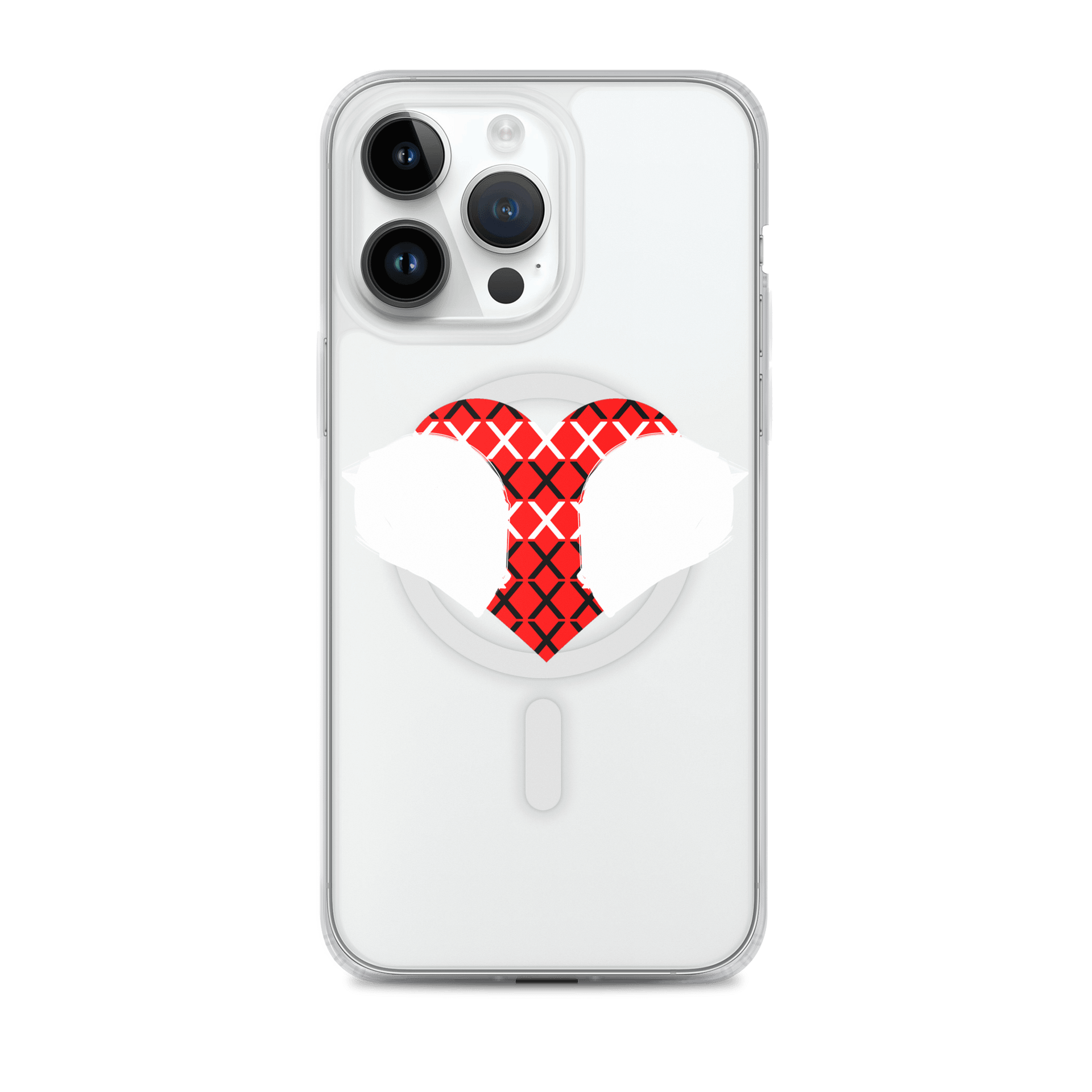 Matching Road Helmet Heart (White) | Phone Case product image (1)