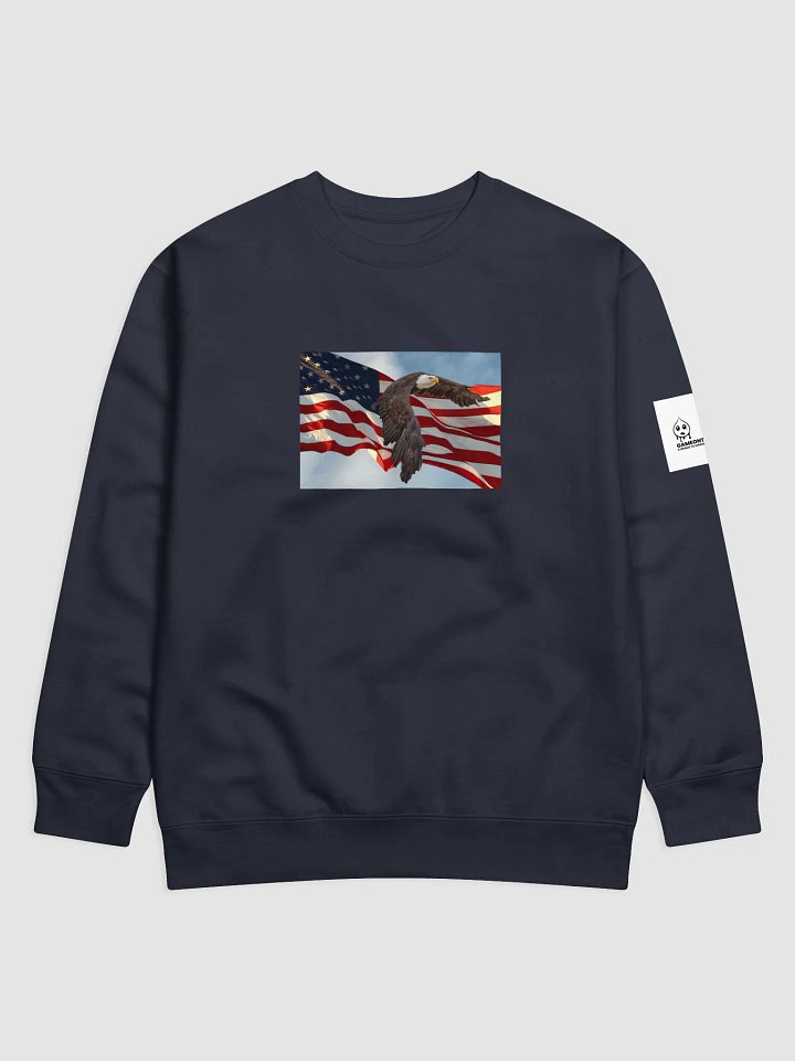 Floral Swirl Logo Premium Sweatshirt for Men product image (2)