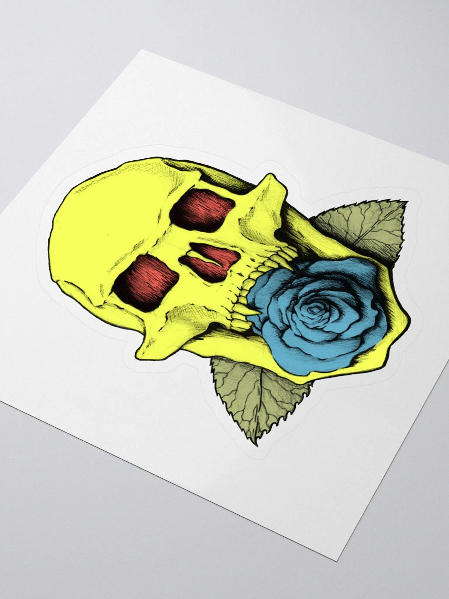 Neon Skull Sticker product image (3)