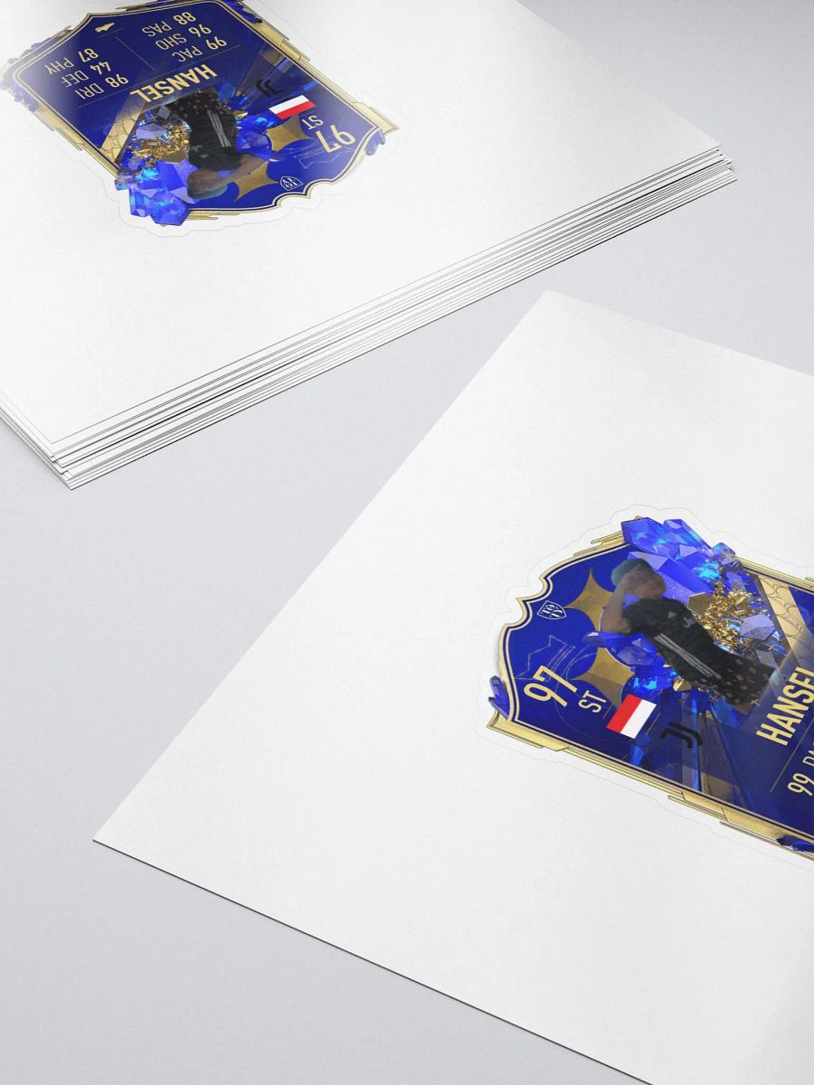 Hansel Plays fifa card sticker product image (5)