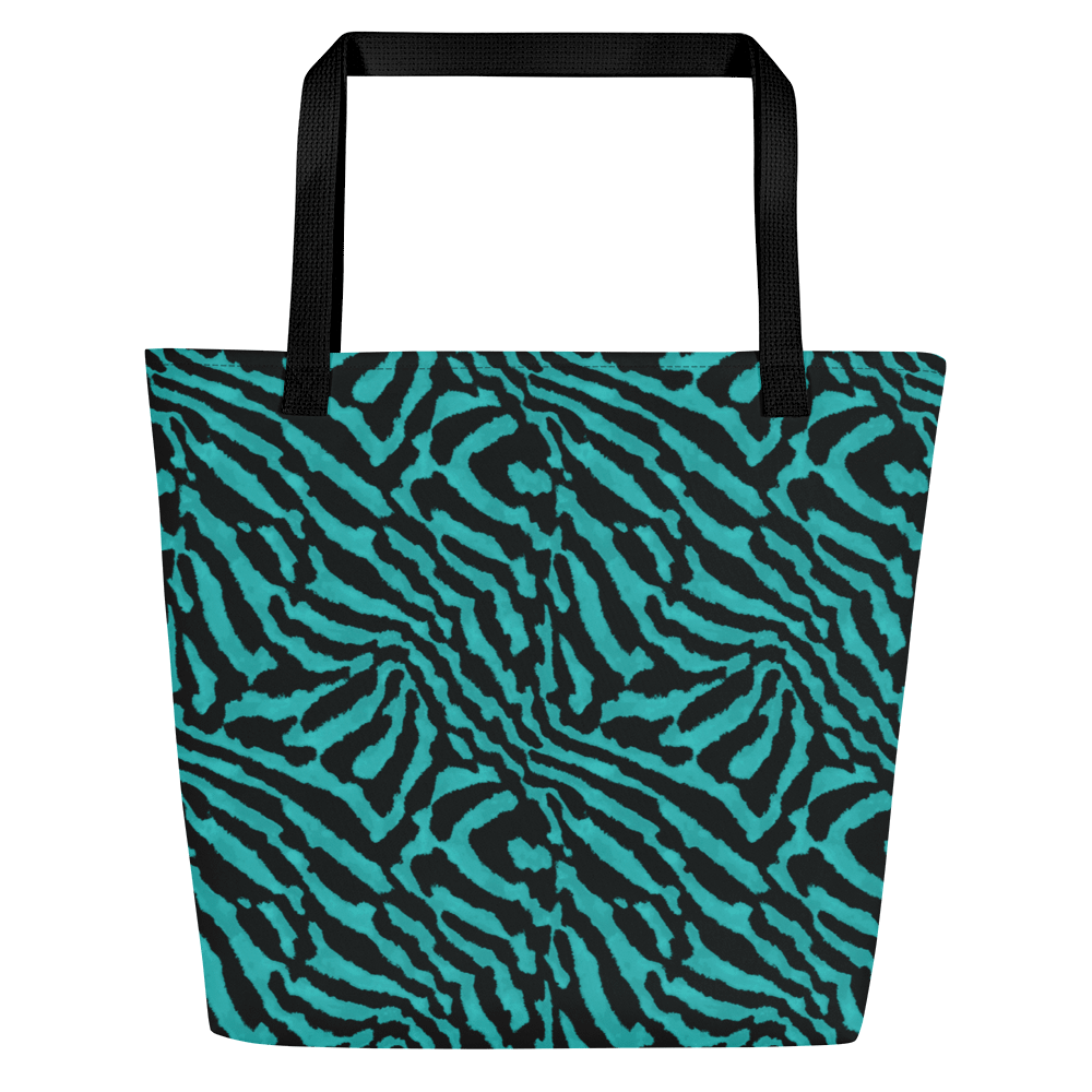 Teal Zebra Bag product image (1)