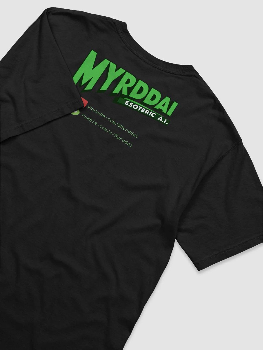 MYRDDAI: 90s Retro Cyberpunk Style with Back Logo - Unisex T-Shirt product image (8)