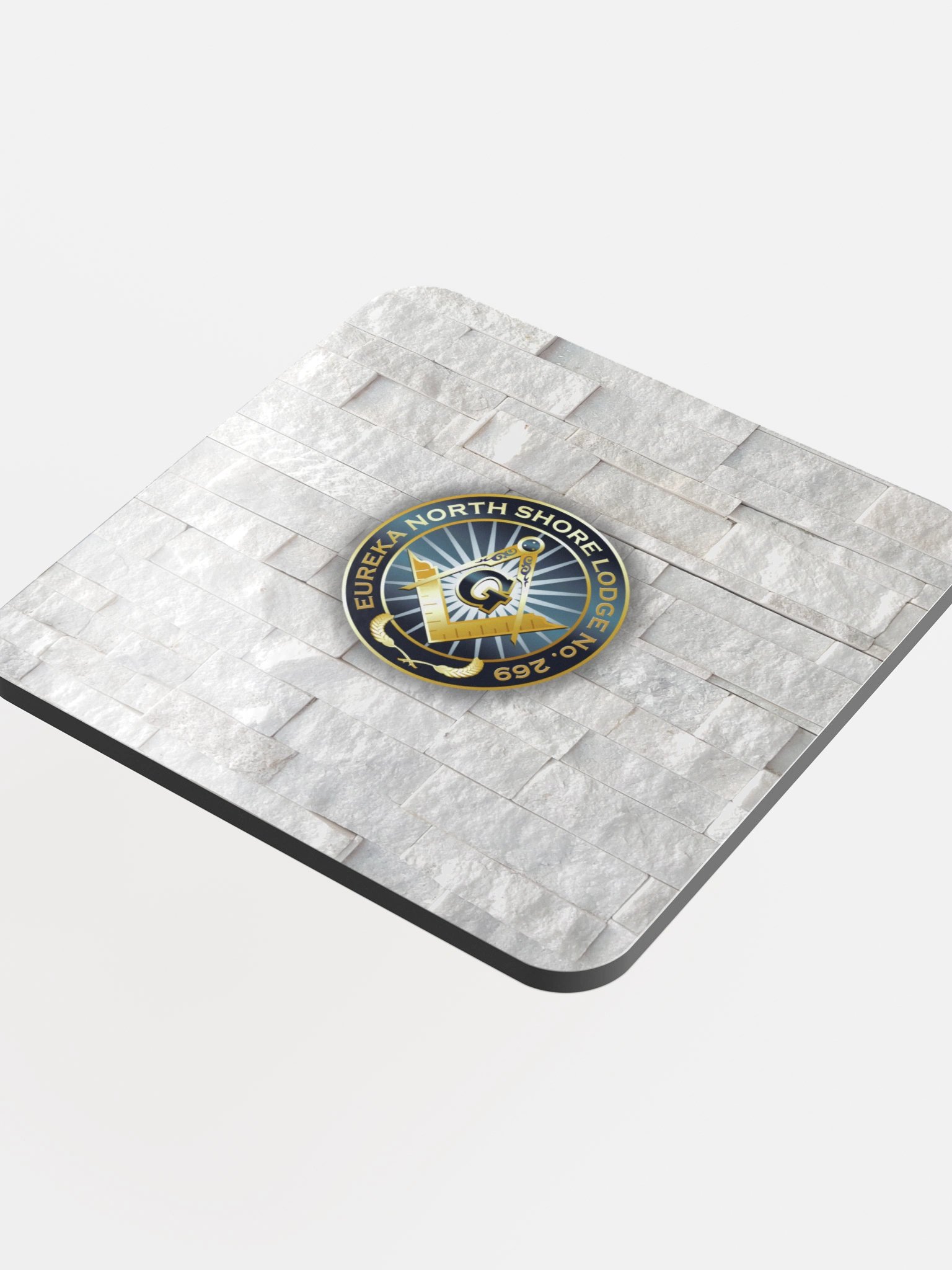 Tracing Board Coaster – Ashlar Stone Pattern product image (4)