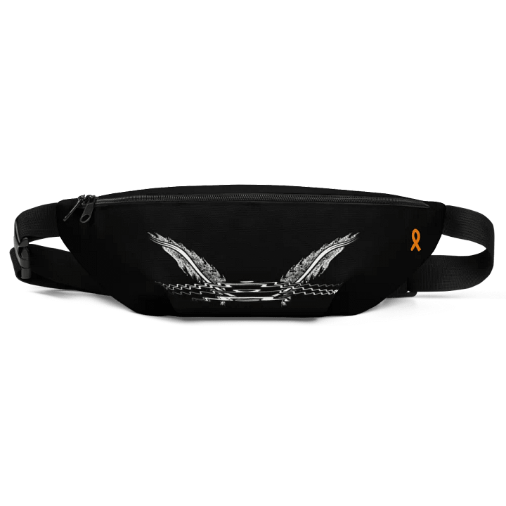 White HApex Gear White Logo Cancer Awareness Orange Ribbon. Black Fanny Pack product image (1)