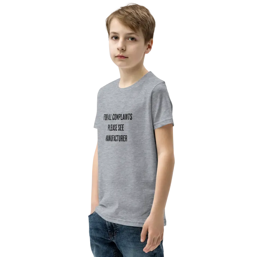 For All Complaints Please See Manufacturer - Youth T-Shirt product image (77)