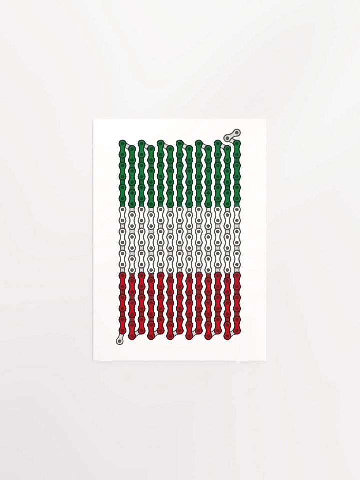 Italy Bike Chain Flag Poster product image (1)