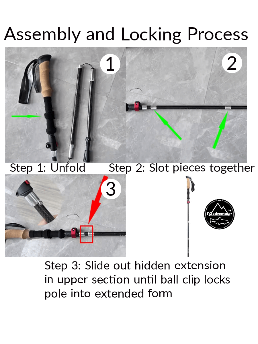 Carbon Wading / Hiking Pole product image (3)