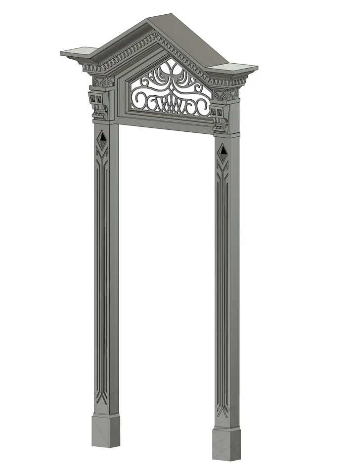 Haunted Mansion Door Frame 3D Model product image (1)