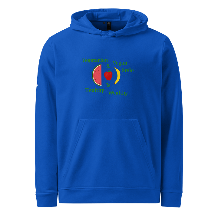 Healthy Wealthy Vegetarian Fleece Hoodie product image (1)