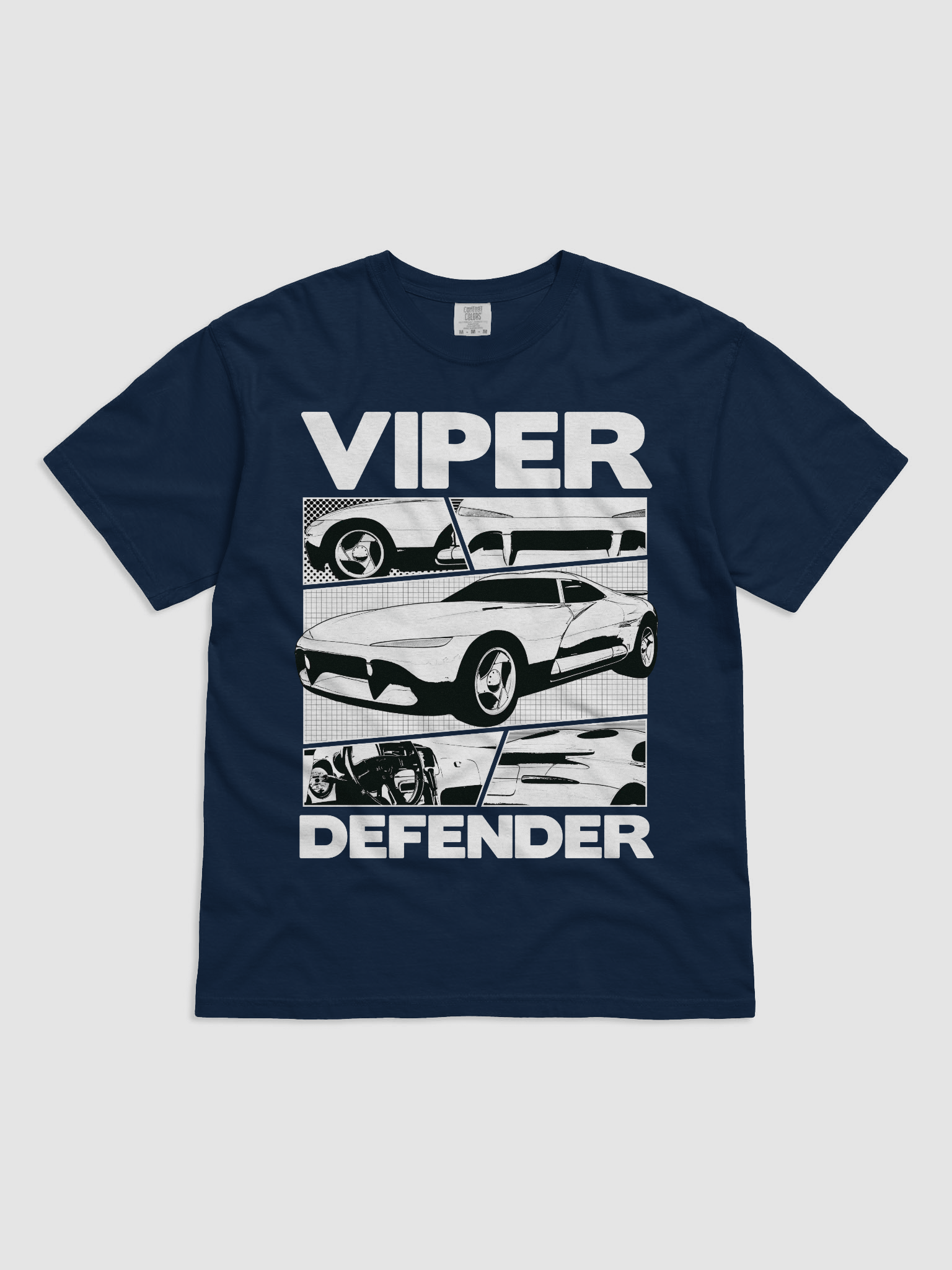 Viper Defender T-Shirt – Blue | Black product image (1)