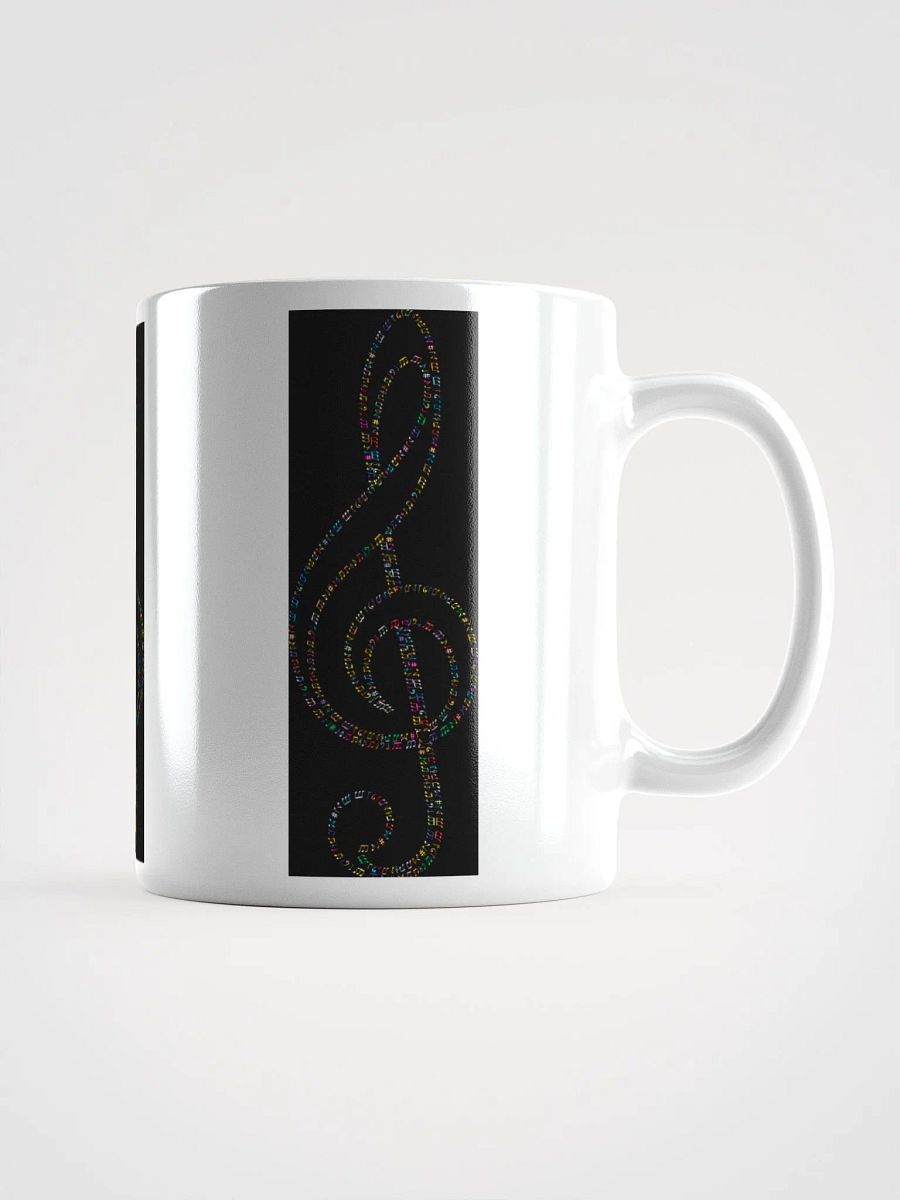 White Glossy Coffee mug-Music Note product image (2)