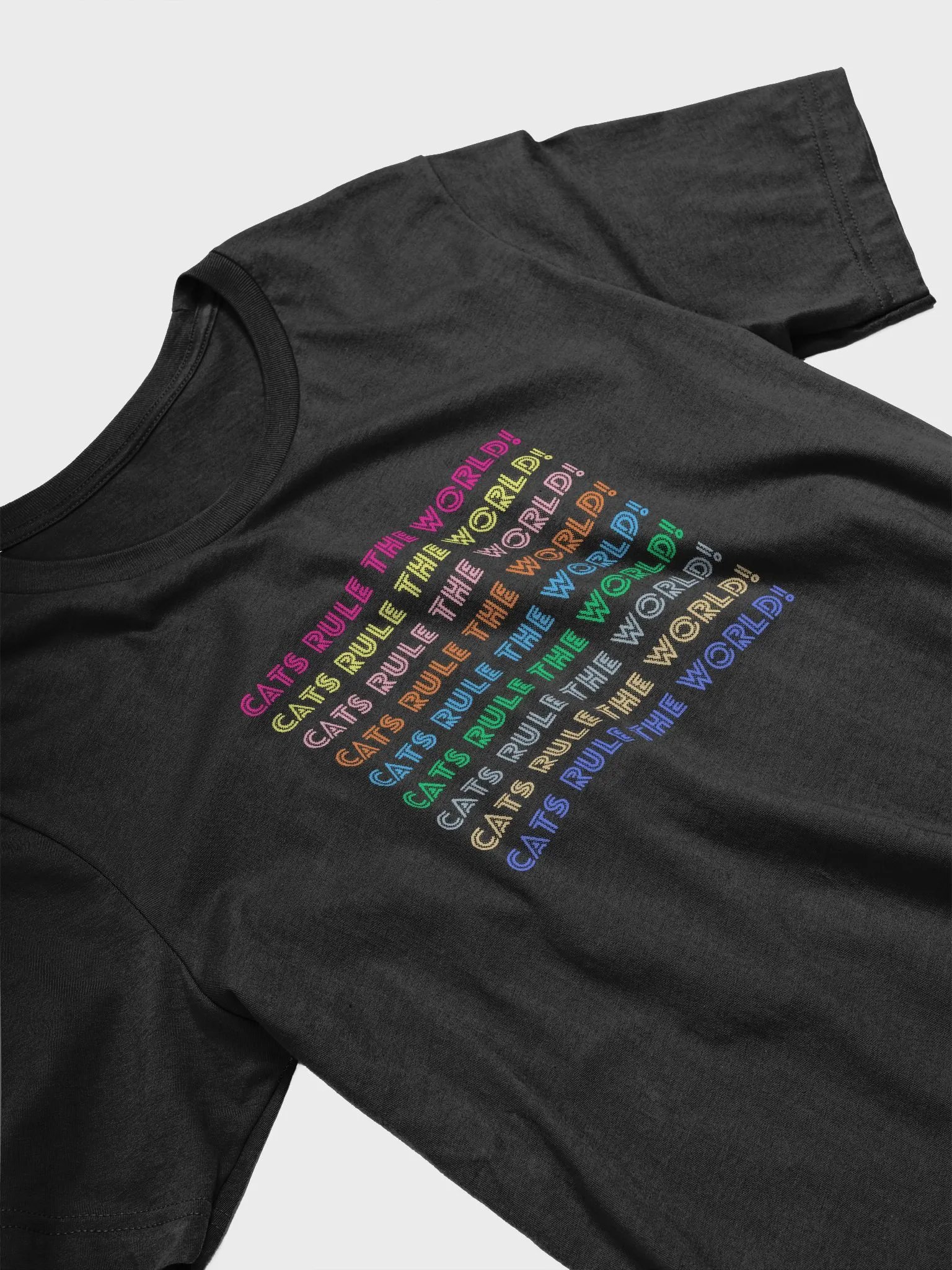 Rainbow Cat Power T-Shirt product image (5)